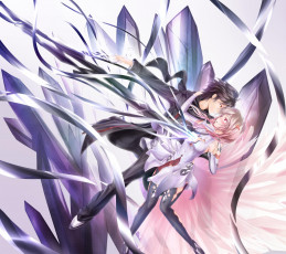 Картинка guilty crown аниме ouma shu yuzuriha inori