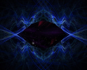 Картинка 3д графика fractal фракталы узор