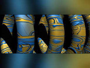 Картинка 3д графика fractal фракталы фон узор