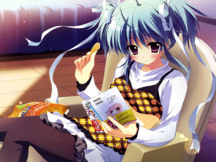 Картинка аниме mashiro iro symphony книга девушка