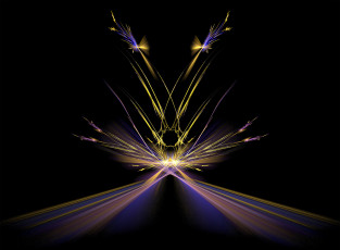 Картинка 3д графика fractal фракталы фон узор