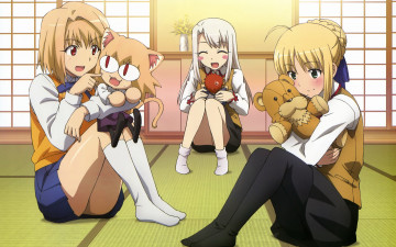 Картинка аниме fate stay night девушки