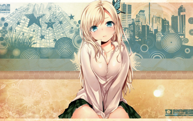 Обои картинки фото аниме, boku, wa, tomodachi, ga, sukunai, девушка