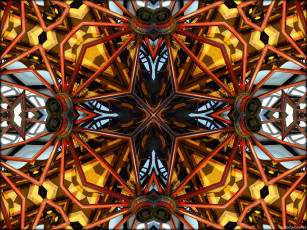 Картинка 3д графика fractal фракталы узор фон цвета