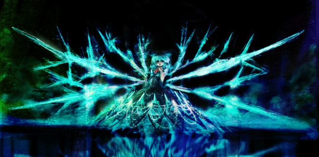 Обои картинки фото аниме, touhou, лед