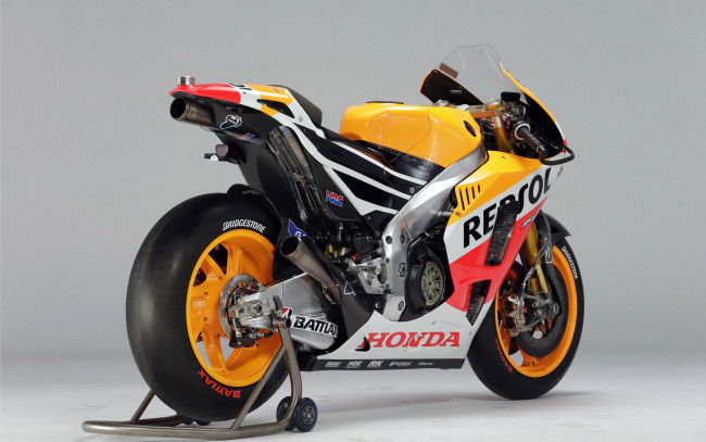 Обои картинки фото мотоциклы, honda, hrc, fleet, motorcycle