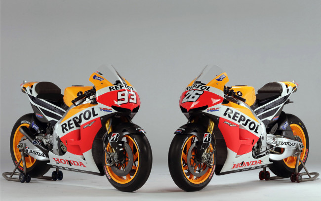 Обои картинки фото мотоциклы, honda, hrc, fleet, motorcycle