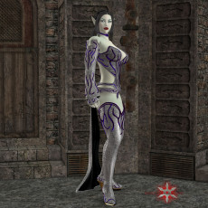 обоя 3д графика, fantasy , фантазия, эльфийка, взгляд