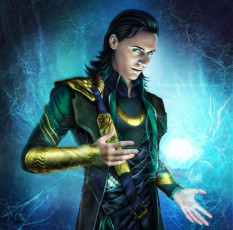 Картинка рисованные кино взгляд брюнет арт тор локт куб свет руки кастюм