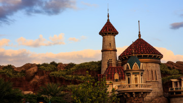 Картинка города диснейленд замок