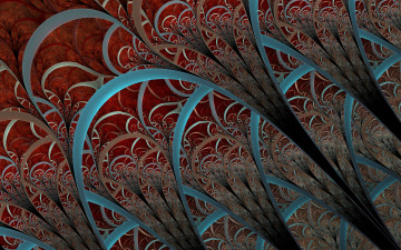 Картинка 3д+графика fractal+ фракталы фон цвета узор