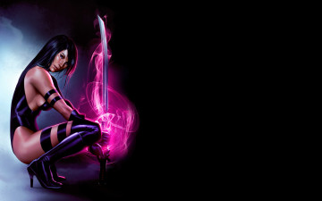 Картинка девушка фэнтези девушки магия меч