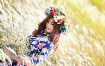 Картинка девушки -unsort+ азиатки лето девушка азиатка