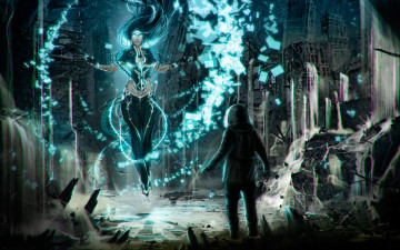 Картинка фэнтези маги +волшебники цепи