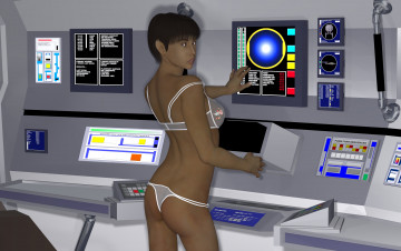 Картинка 3д+графика fantasy+ фантазия девушка взгляд