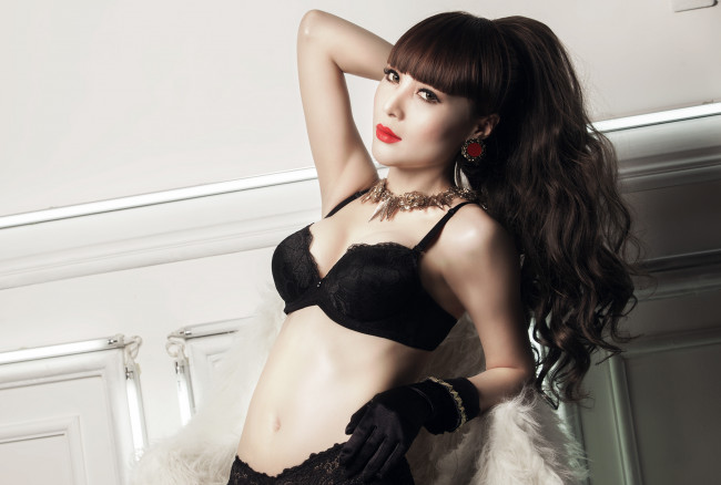 Обои картинки фото девушки, -unsort , азиатки, белье