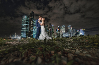 Картинка разное мужчина+женщина ночь город романтика свадьба девушка парень любовь