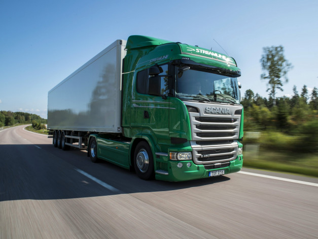 Обои картинки фото автомобили, scania, highline, streamline, 4-2, 2013г, cab, r450