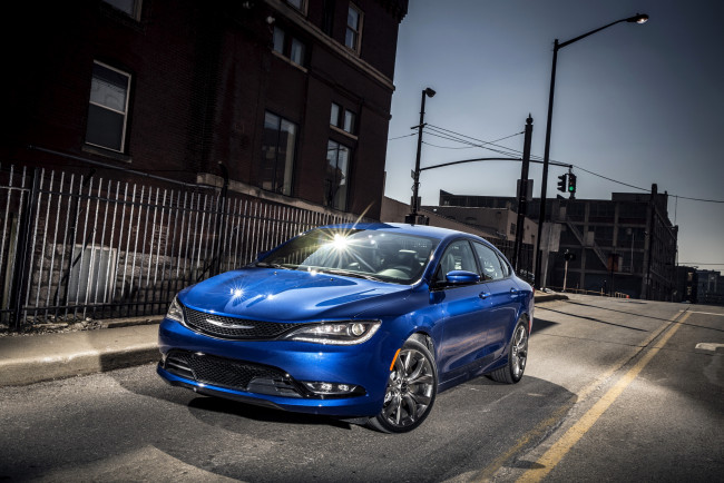 Обои картинки фото 2015 chrysler 200 s, автомобили, chrysler, металлик, голубой
