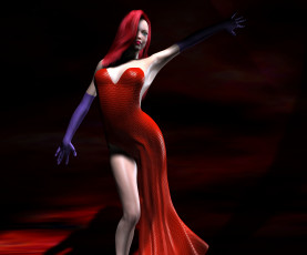 Картинка 3д+графика люди+ people девушка взгляд фон