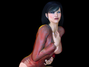 Картинка 3д+графика люди+ people фон взгляд девушка