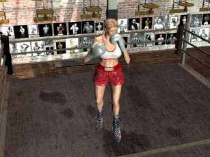 Картинка 3д+графика спорт+ sport девушка фон взгляд