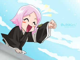 Картинка аниме bleach небо девушка shinigami yachiru kusajishi