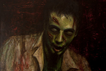 Картинка фэнтези нежить мужчина фон взгляд порезы