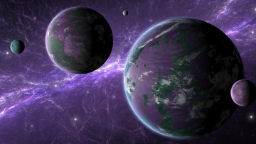 Картинка космос арт вселенная планеты звёзды созвездия