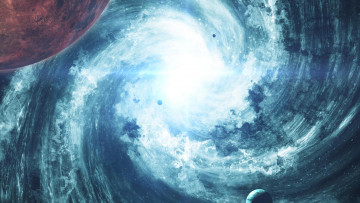 обоя космос, Черные дыры, вселенная, планеты, звёзды, созвездия