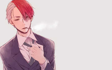 Картинка аниме boku+no+hero+academia todoroki shouto