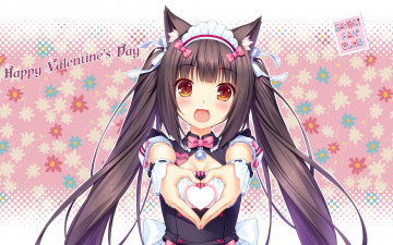 Картинка аниме nekopara фон взгляд девушка