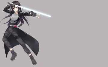 Картинка аниме sword+art+online фон девушка взгляд