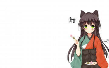 Картинка аниме urara+meirochou девушка взгляд фон