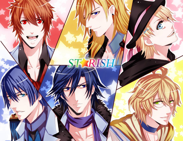 Обои картинки фото аниме, uta no prince-sama, парни