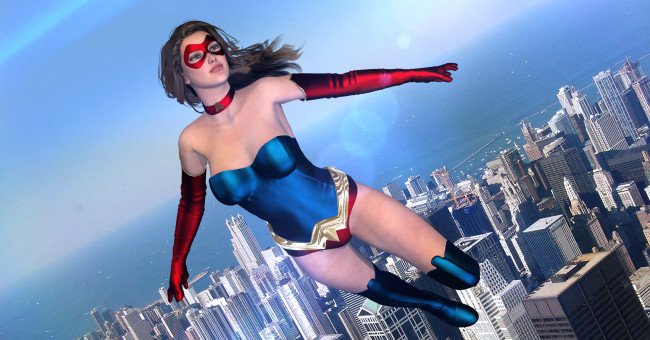 Обои картинки фото 3д графика, фантазия , fantasy, девушка, взгляд, фон