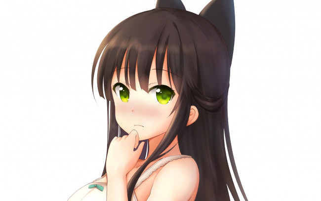 Обои картинки фото аниме, urara meirochou, девушка, взгляд, фон