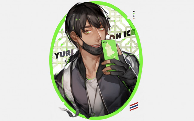 Обои картинки фото аниме, yuri on ice, phichit, chulanont