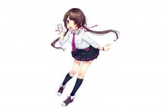 Картинка аниме unknown +другое+ девушка взгляд фон