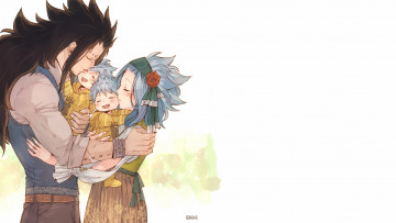 Картинка аниме fairy+tail гаджил леви