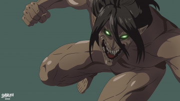 Картинка аниме shingeki+no+kyojin титан