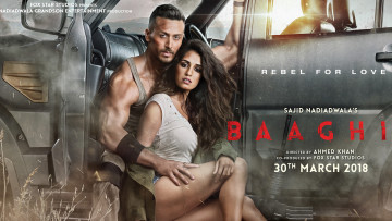 Картинка бунтарь+2+ 2018 кино+фильмы baaghi+2 baaghi 2 movies disha patani бунтарь боевик индия