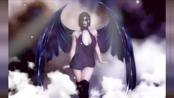 Картинка календари фэнтези очки девушка крылья