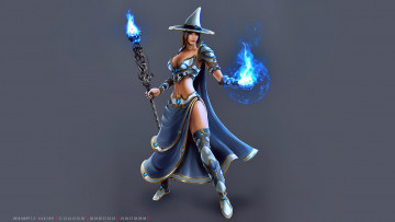 Картинка календари фэнтези шляпа девушка магия