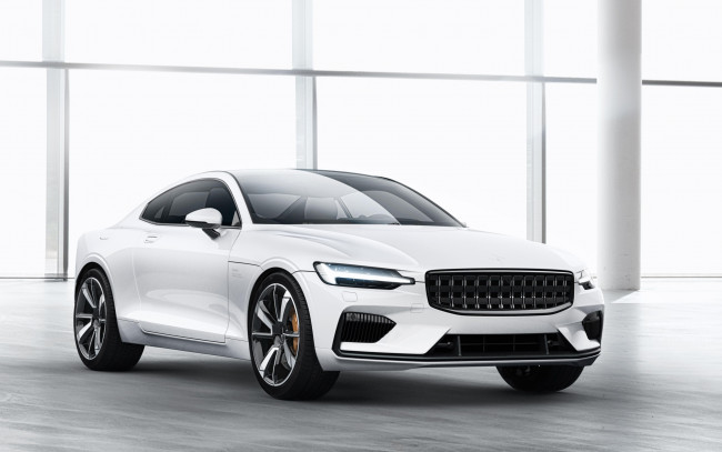 Обои картинки фото автомобили, volvo, белый, polestar
