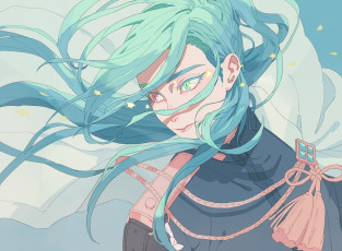 Картинка аниме touken+ranbu nikkari aoe