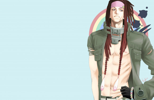 Обои картинки фото аниме, dramatical murder, mink