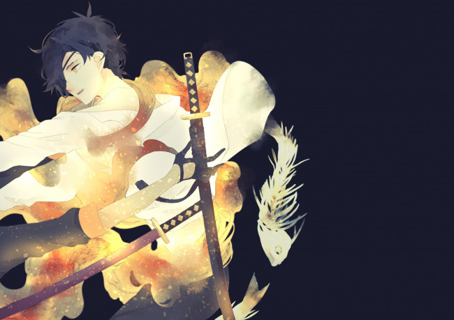 Обои картинки фото аниме, touken ranbu, touken, ranbu