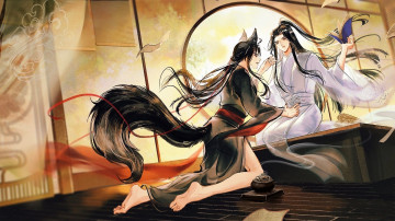 Картинка аниме mo+dao+zu+shi вэй усянь лань ванцзы лис