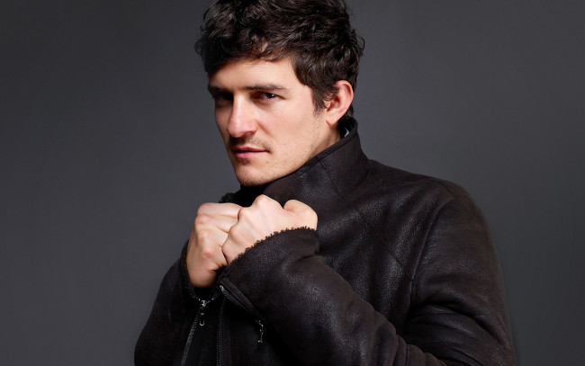 Обои картинки фото мужчины, orlando bloom, актер, куртка